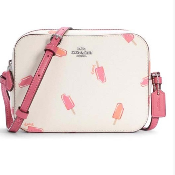 NWT! Coach White Popsicle Leather Mini Camera Bag. - Picture 8 of 10